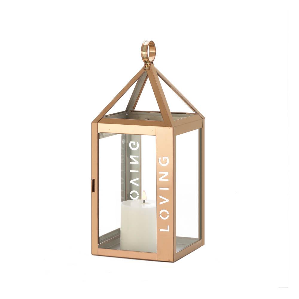 Rose Metal Frame Loving Lanterns