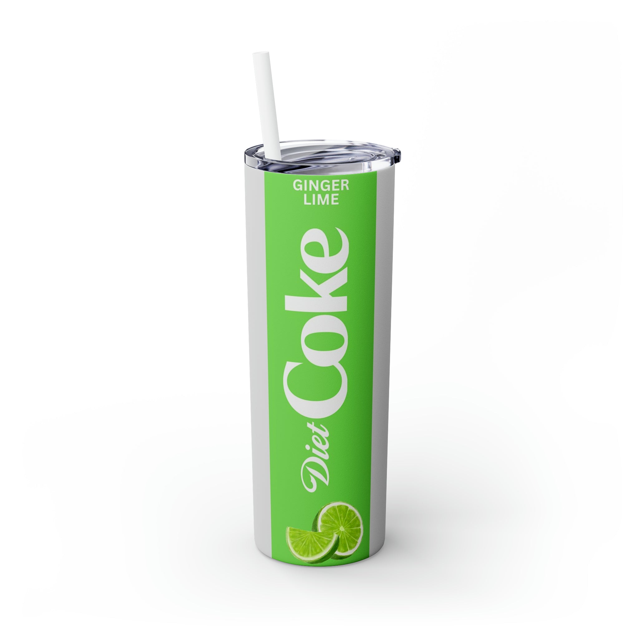 Diet Coke Ginger Lime Can Tumbler with Straw