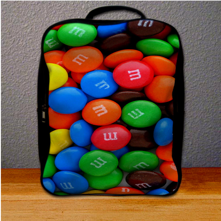 Chocolate Candy M and M Backpack for Student
