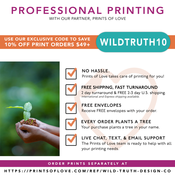 Professional, Affordable, Sustainable Printing with Prints of Love