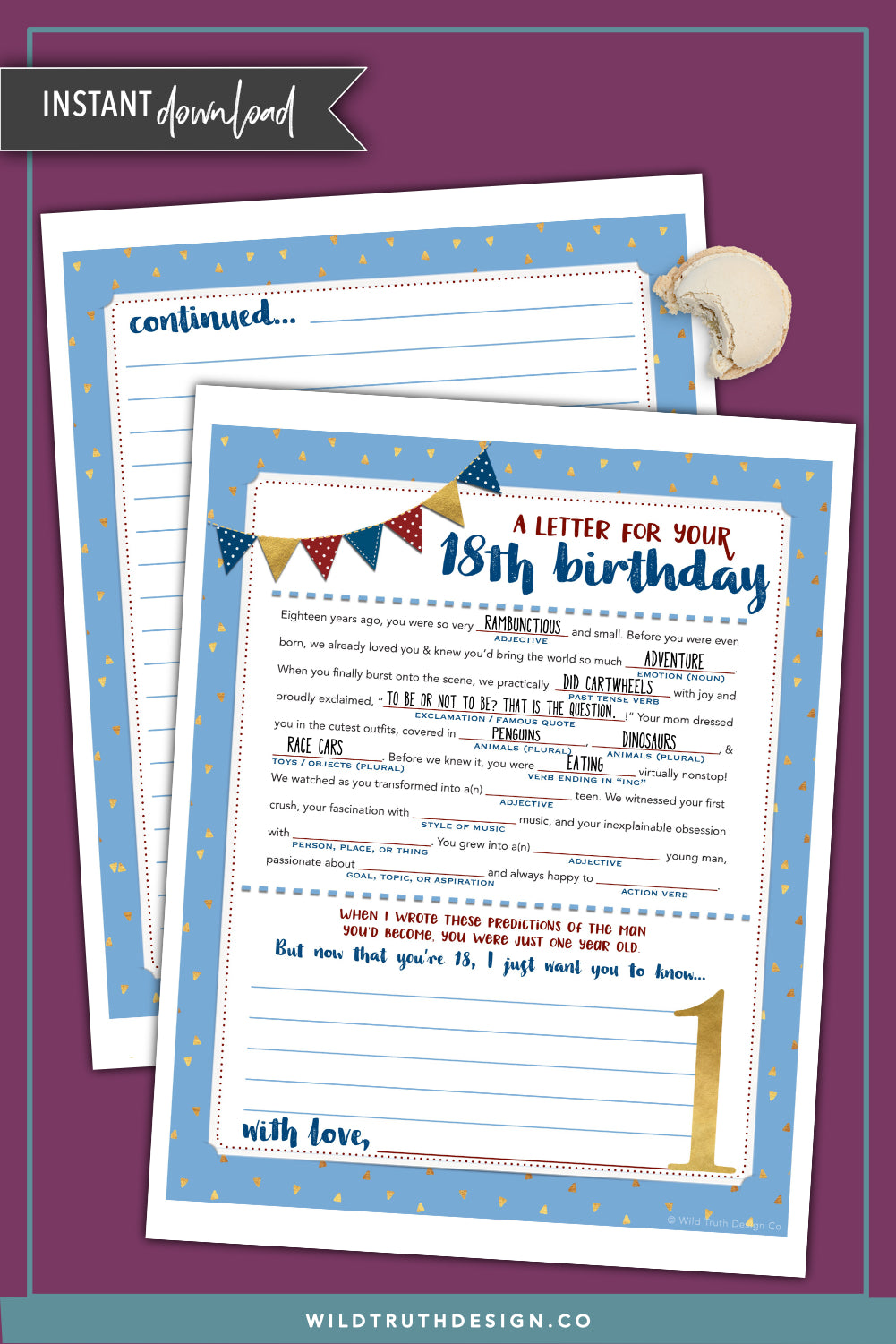 boy-s-first-birthday-time-capsule-letter-mad-lib-printable-download-wild-truth-design-co