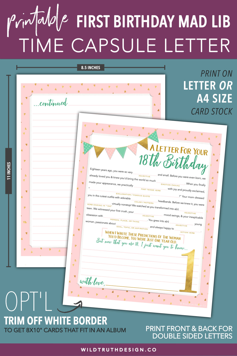 time-capsule-letter-madlib-girl-s-first-birthday-wild-truth-design-co