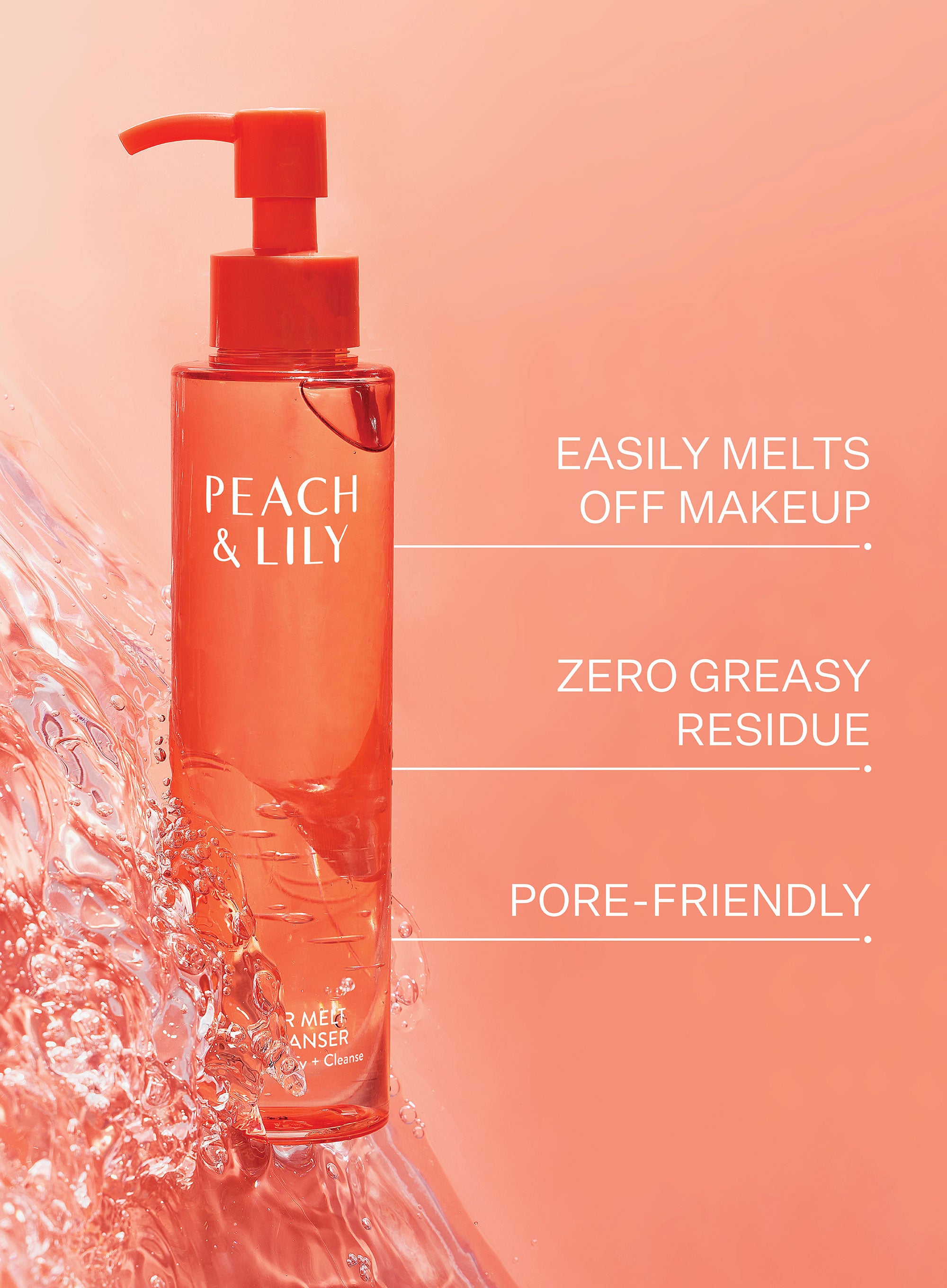 Peach & lily ginger melt oil cleanser, 5.07 oz