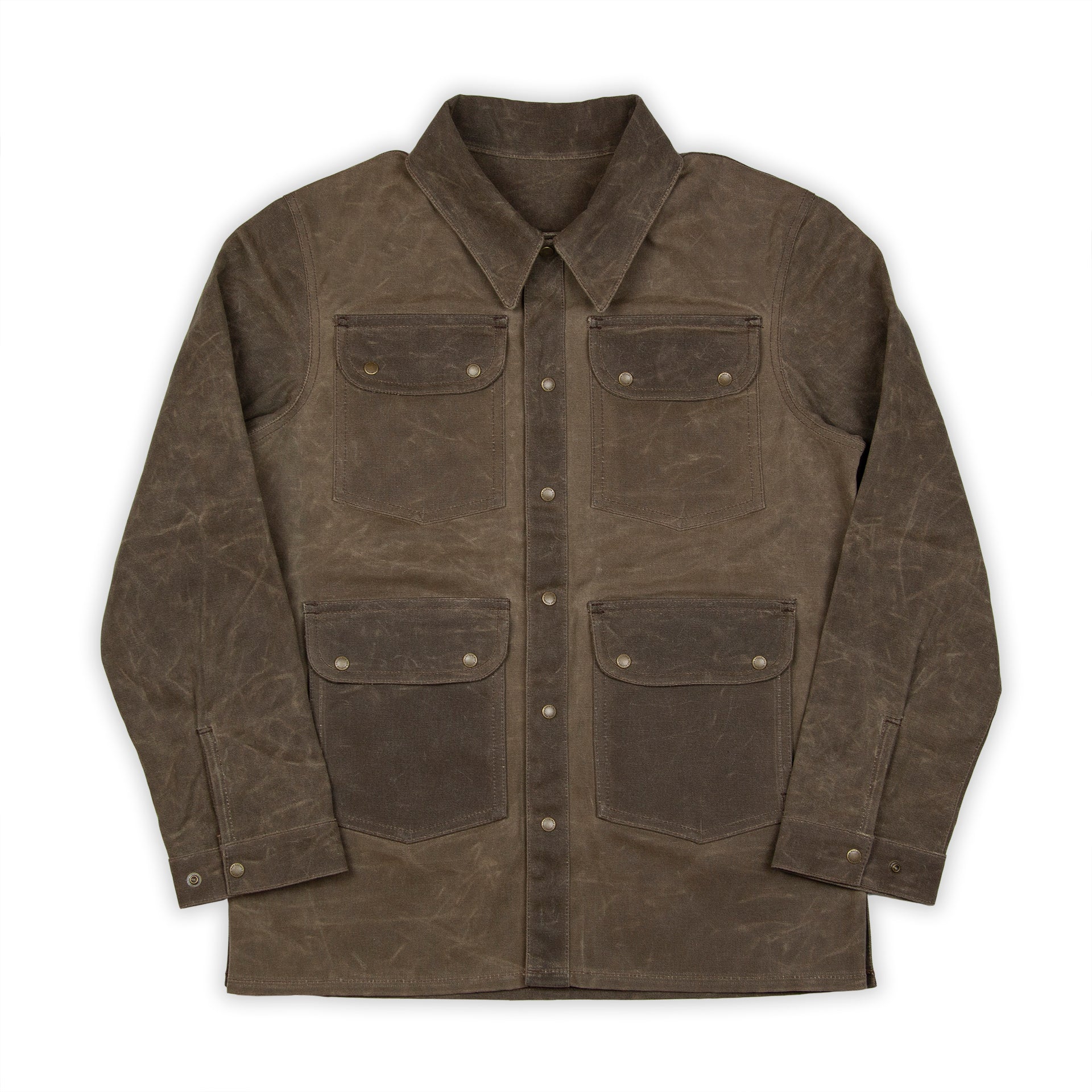 20 oz Waxed Canvas Jacket - Havana - Red Clouds Collective - Made in ...