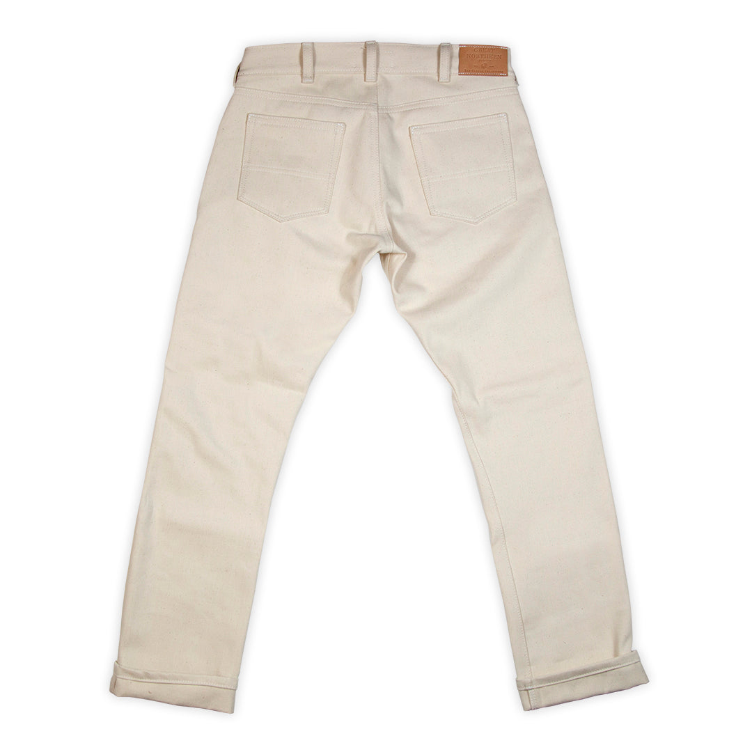 GN.02 Selvage Denim Pants - Natural Cone Mills