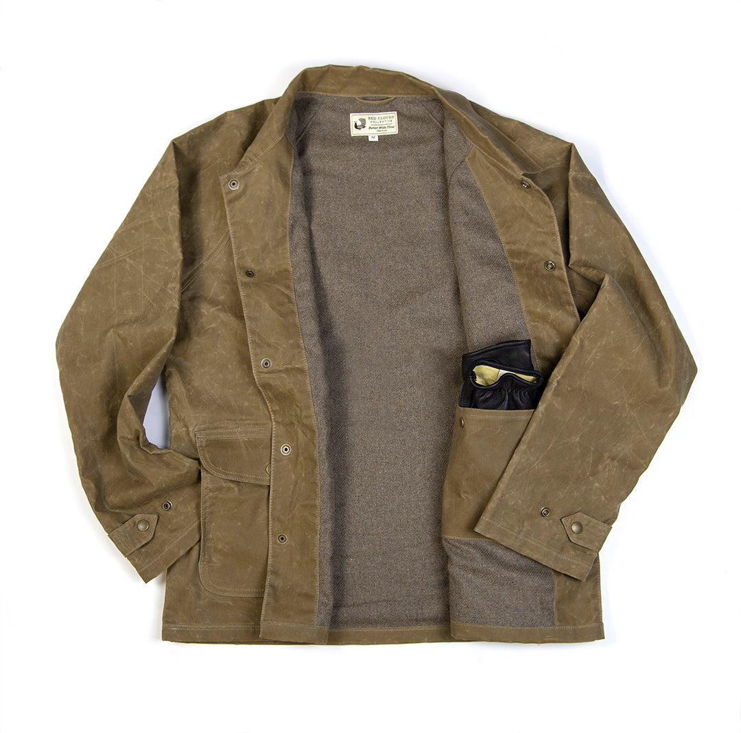 Great Northern Waxed Canvas Jacket - Havana - Red Clouds Collective ...