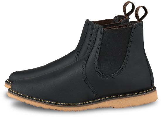 red wing chelsea boot black