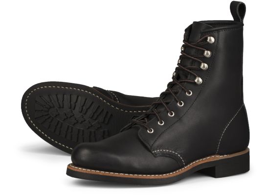 all black red wing boots