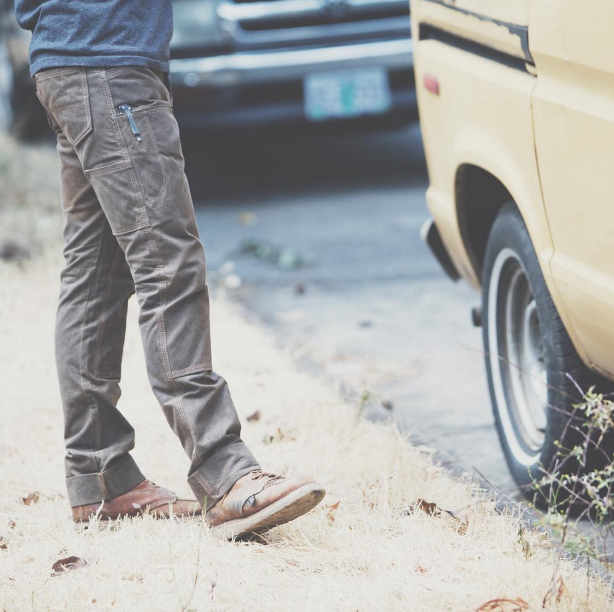 GN.01 Waxed Canvas Fitted Work Pant - Havana - Red Clouds Collective ...