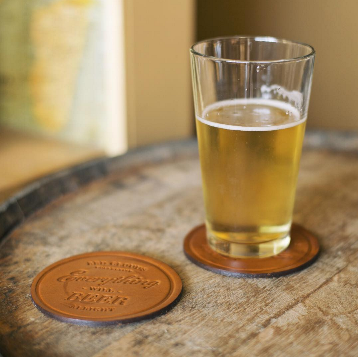 beer coaster set