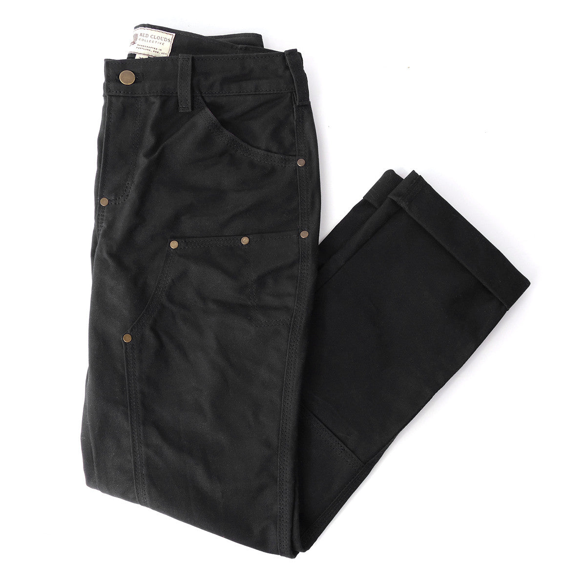 GN.05 Women's Waxed Canvas Fitted Work Pant - Black - Red Clouds ...