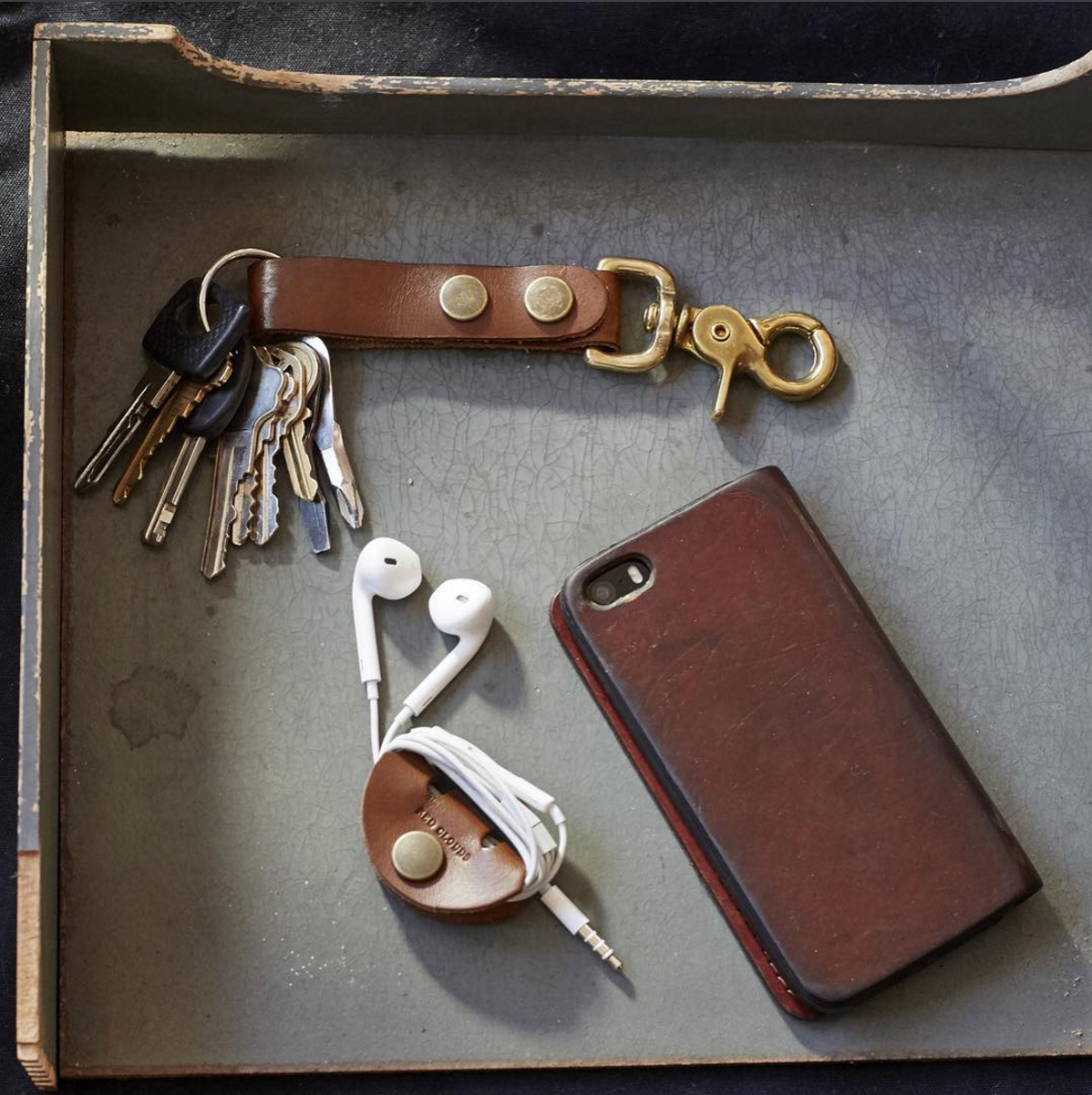 Toms Offroad Leather Key Fob Keychain