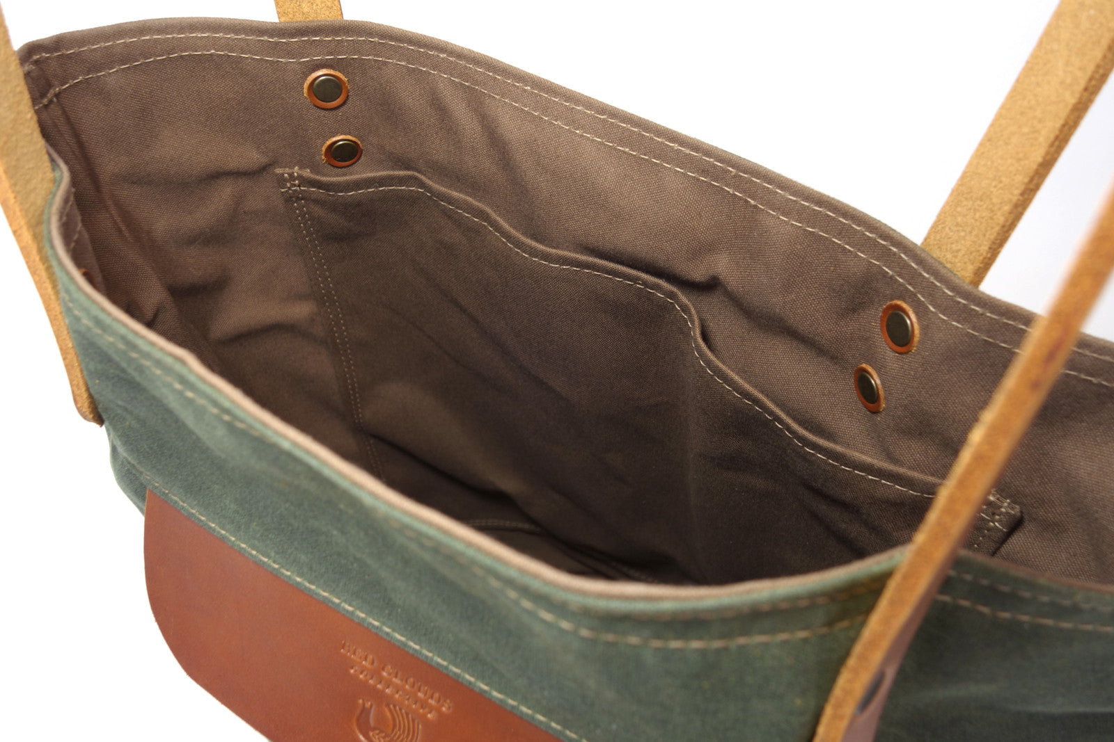 Waxed Canvas Duffle Bag - Brush Brown - Red Clouds Collective