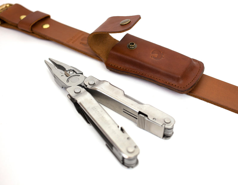 Multi-Tool Sheath - Saddle Tan - Red Clouds Collective - Made in the USA