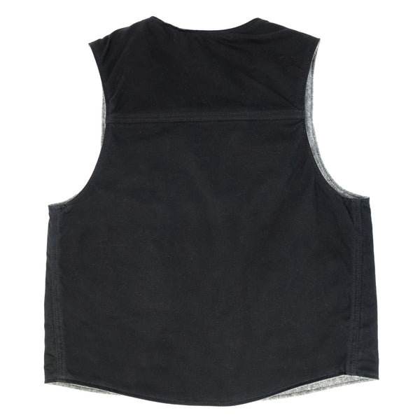 Reversible Vest - Black - Red Clouds Collective - Made in the USA