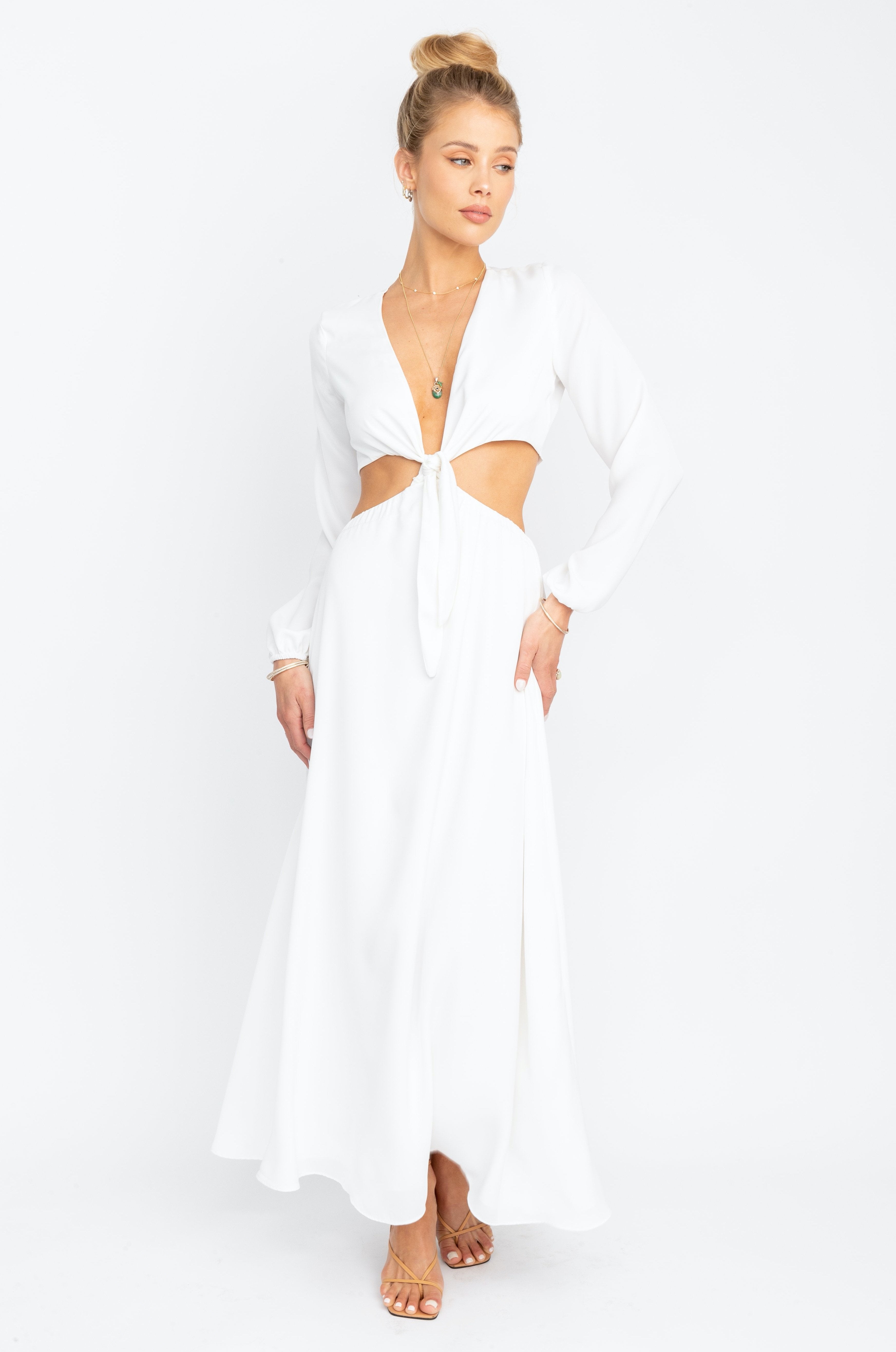 Noelle Maxi in White