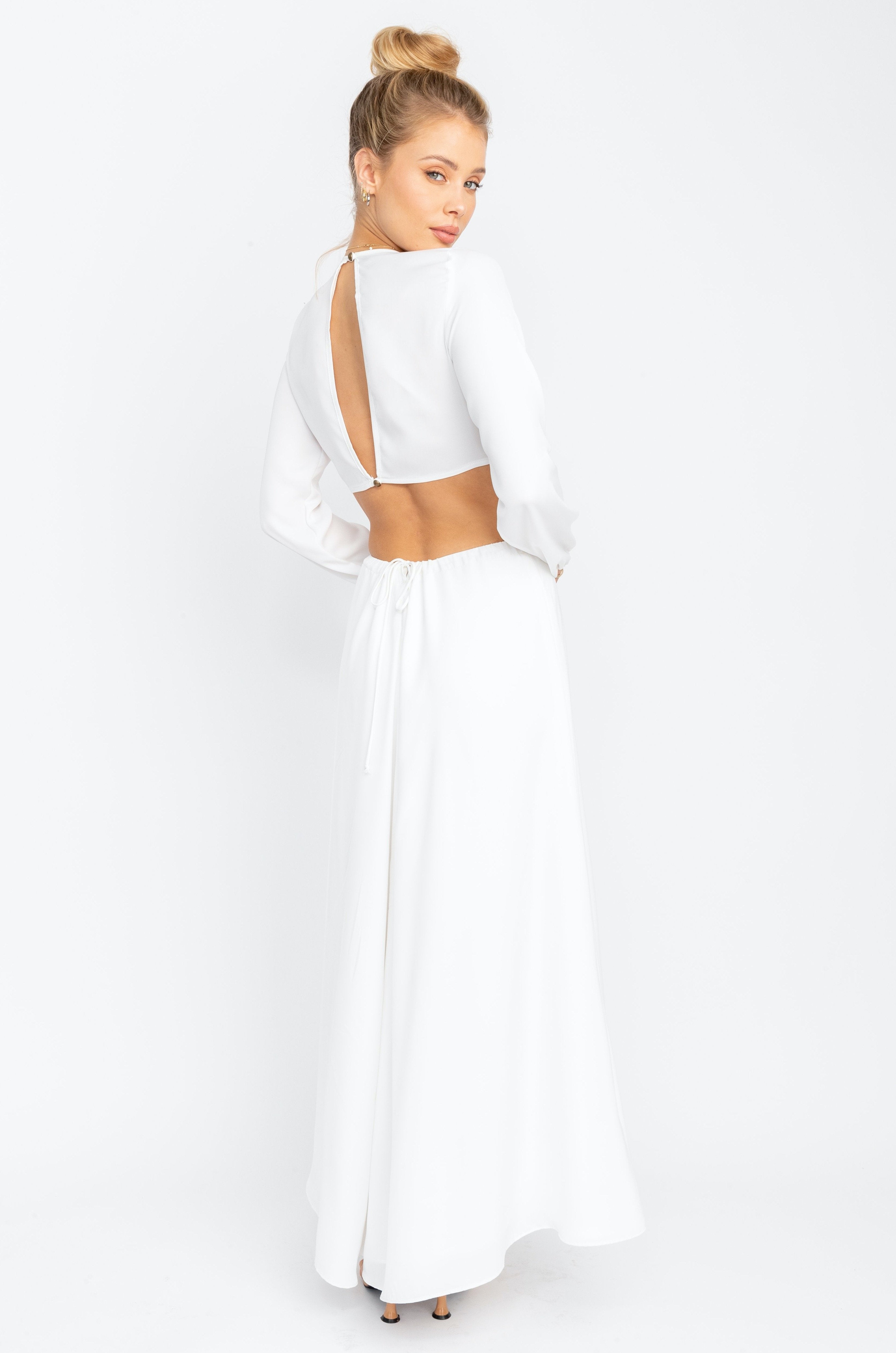 Noelle Maxi in White