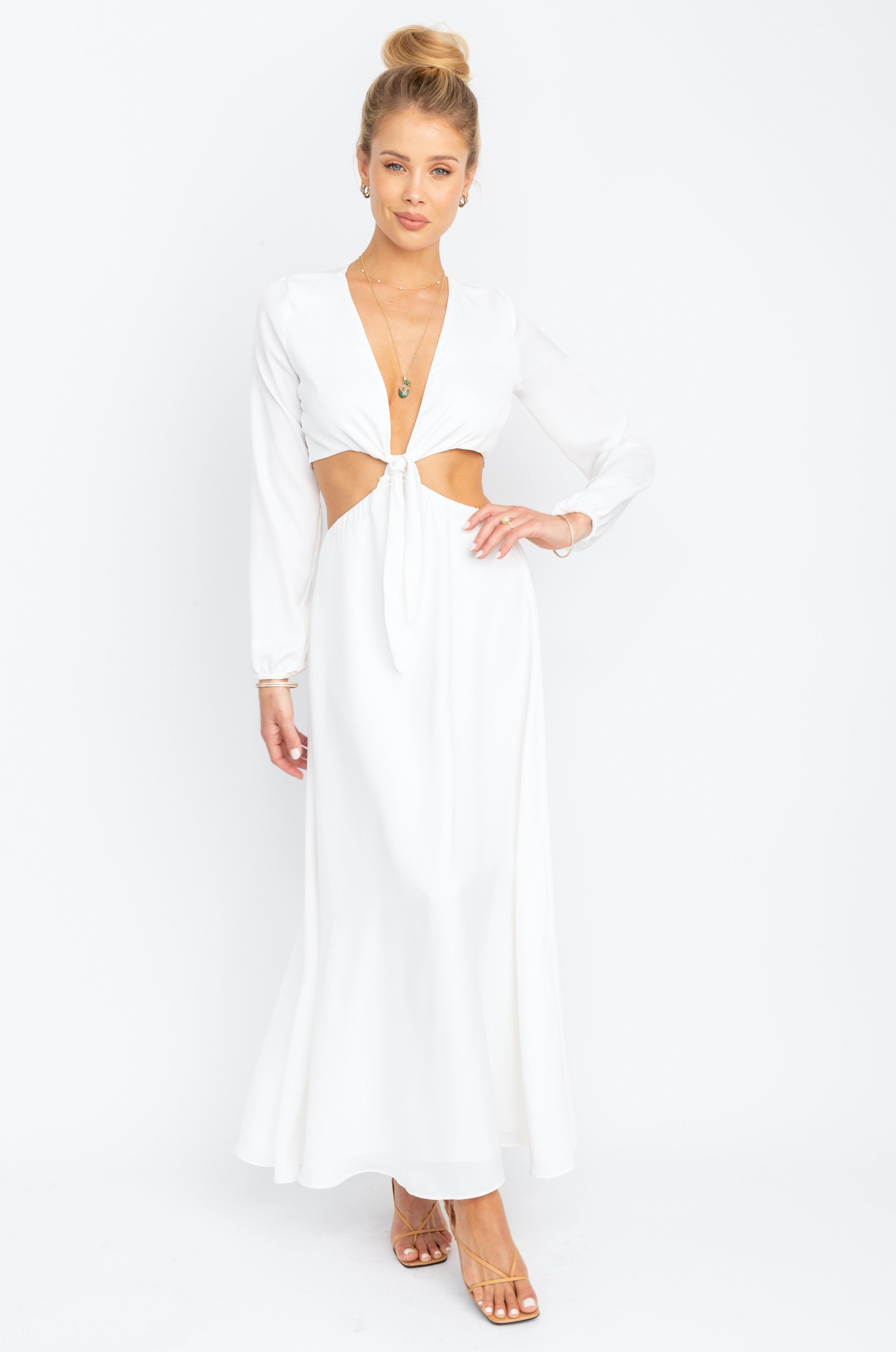 Noelle Maxi in White