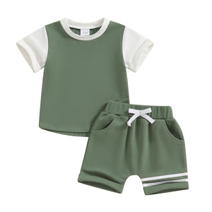Raglan Striped Leg Set - The Ollie Bee