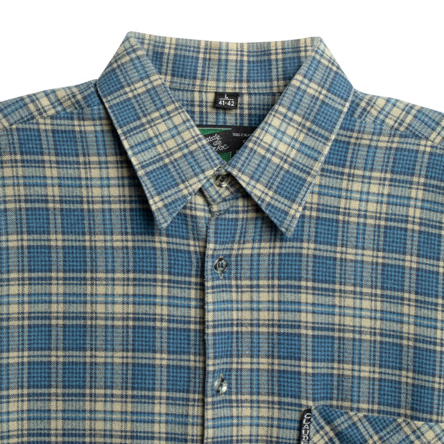 Tartan Flannel Knit Baseball Hem Nightshirt