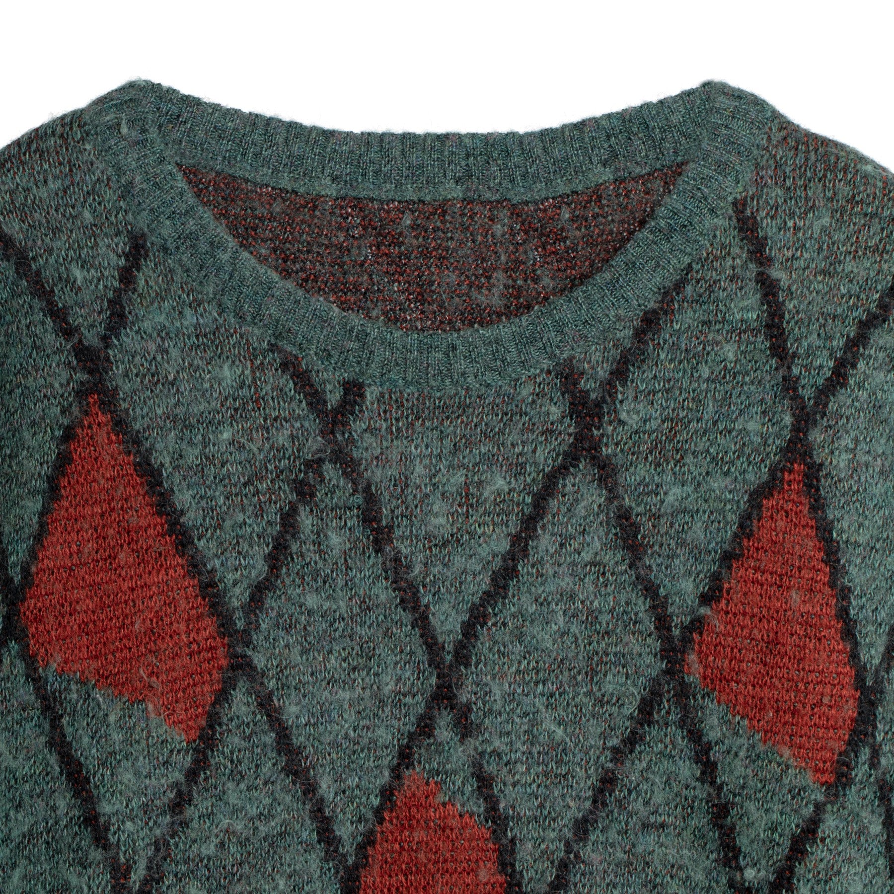 Jacquard Single Knit Shetland Wool Jumper