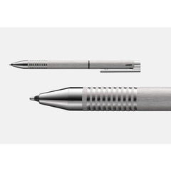 A close-up of a LAMY logo multi-function pen