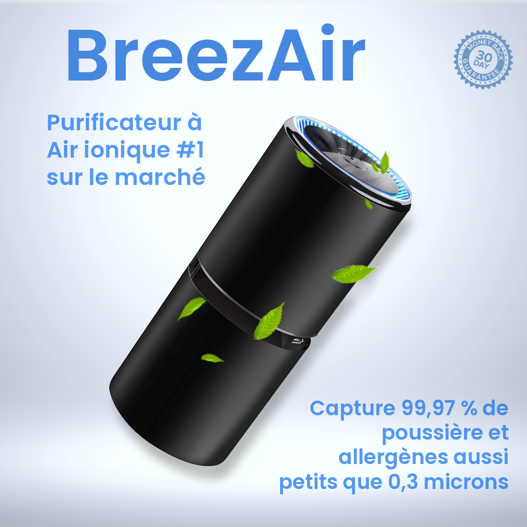 BreezeAir - Purificateur d'air sans filtre - Nuvique product image