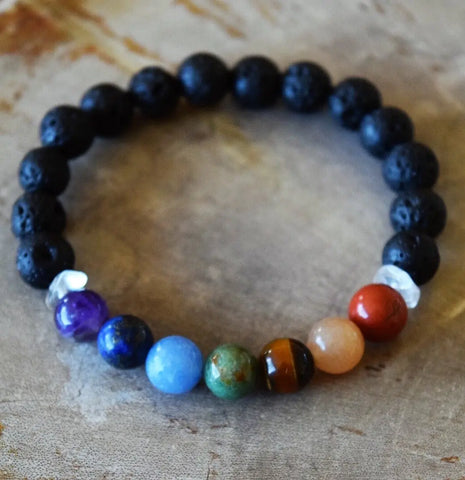Aromatherapy Chakra Stretch Bracelets