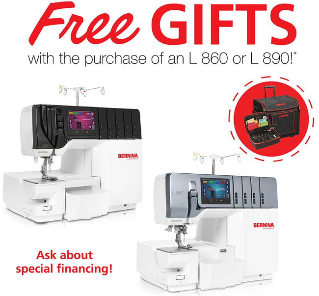 Purchase an L 890 or L 860 and receive free gifts