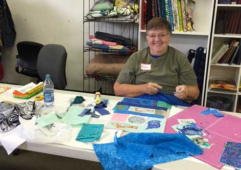 Woodblock Printed Collage Art Quilt class on June 11 at Artistic Artifacts in Alexandria, VA