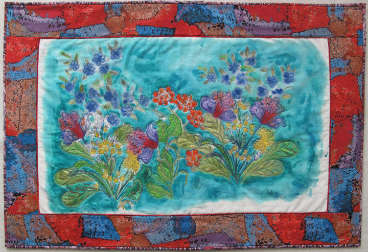 Paintstik Rubbing Art Quilt by Judy Gula