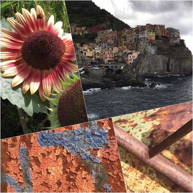 A sampling of photos taken by Artistic Artifacts owner Judy Gula while she is in Italy on vacation