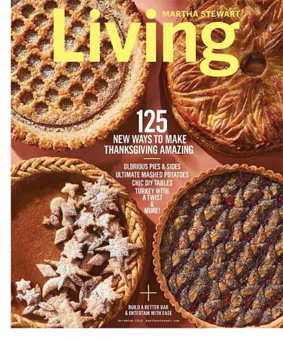 cover of Martha Stewart Living, November 2016