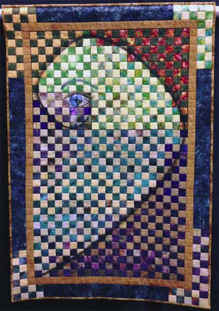 Nancy Hershberger quilt displayed at MAQF