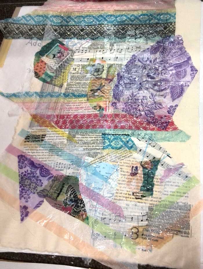 Sharon McDonagh’s paper cloth base drying
