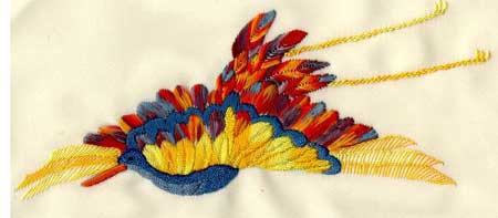 Tentakulum Embroidery example
