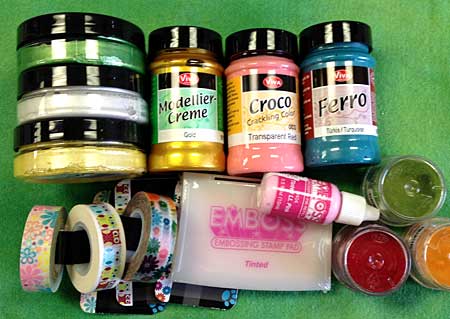 Products used to color and alter chipboard