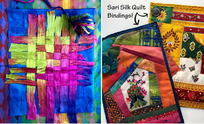 Sari Silk used for art quilts