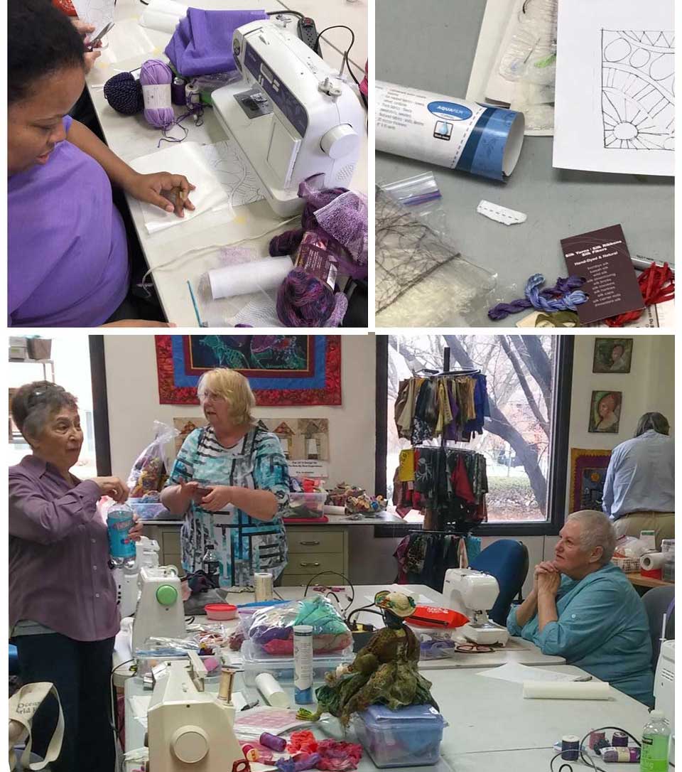 Magical Stitching class with Liz Kettle at Artistic Artifacts