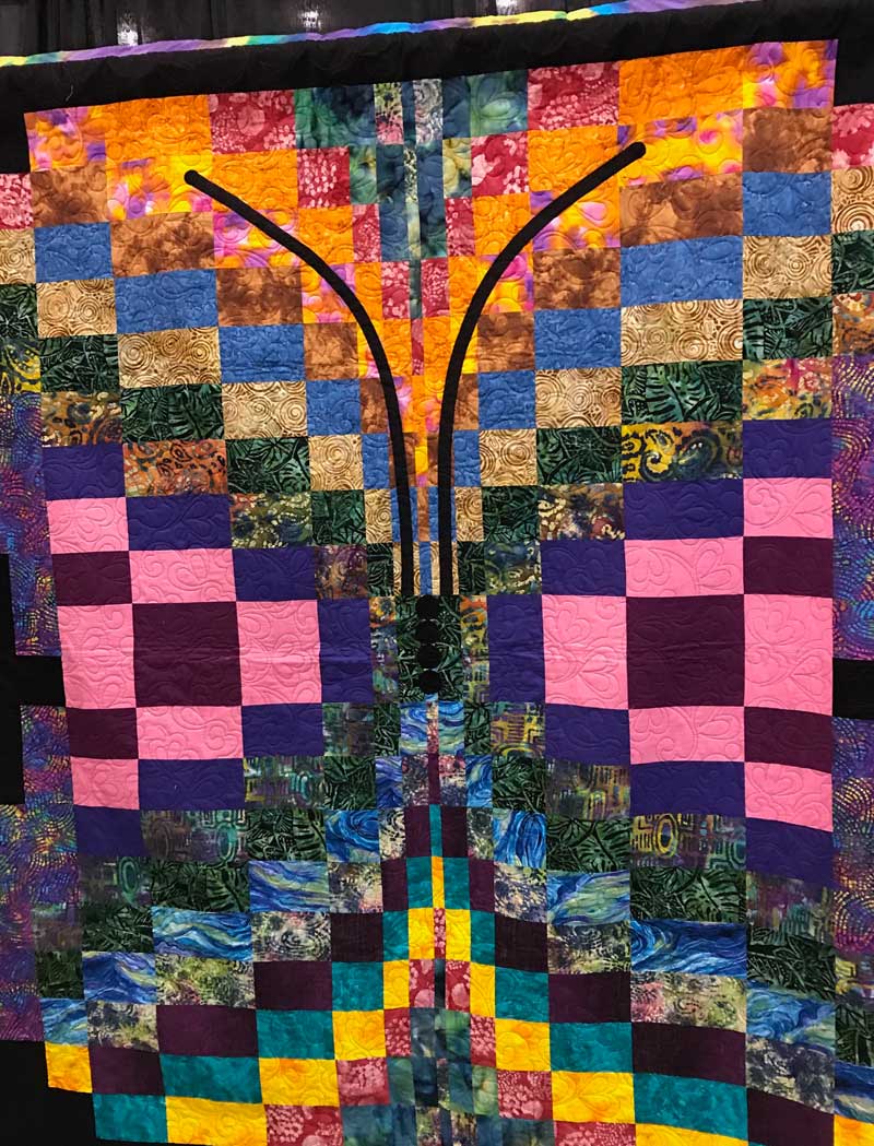 Quilt from the We Are Somebody Quilting Program exhibit Just 4 U at the Mid-Atlantic Quilt Festival