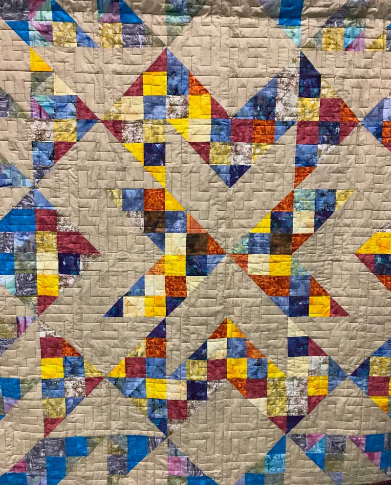 Quilt from the We Are Somebody Quilting Program exhibit Just 4 U at the Mid-Atlantic Quilt Festival