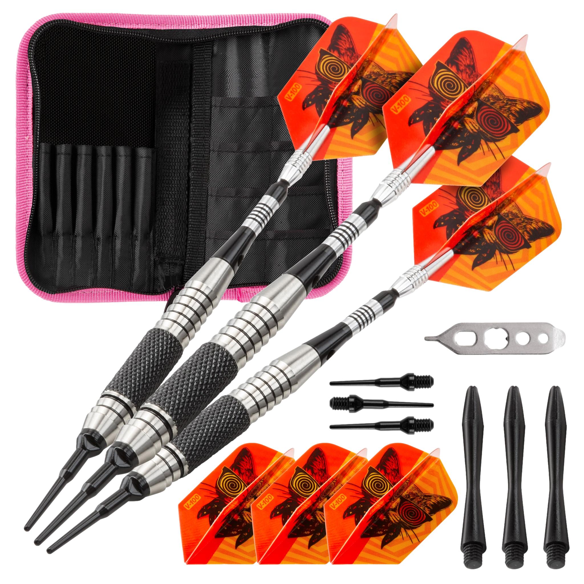Viper The Freak Soft Tip Darts With Pink Nylon Dart Case