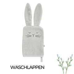 Waschlappen mit Hasenohren