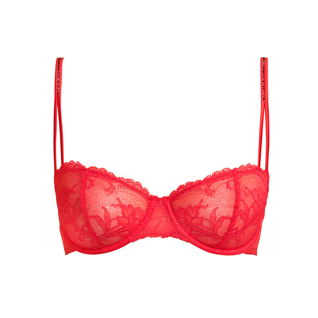 Andres Sarda Nadia Deep Forest Balcony Bra Vertical Seam