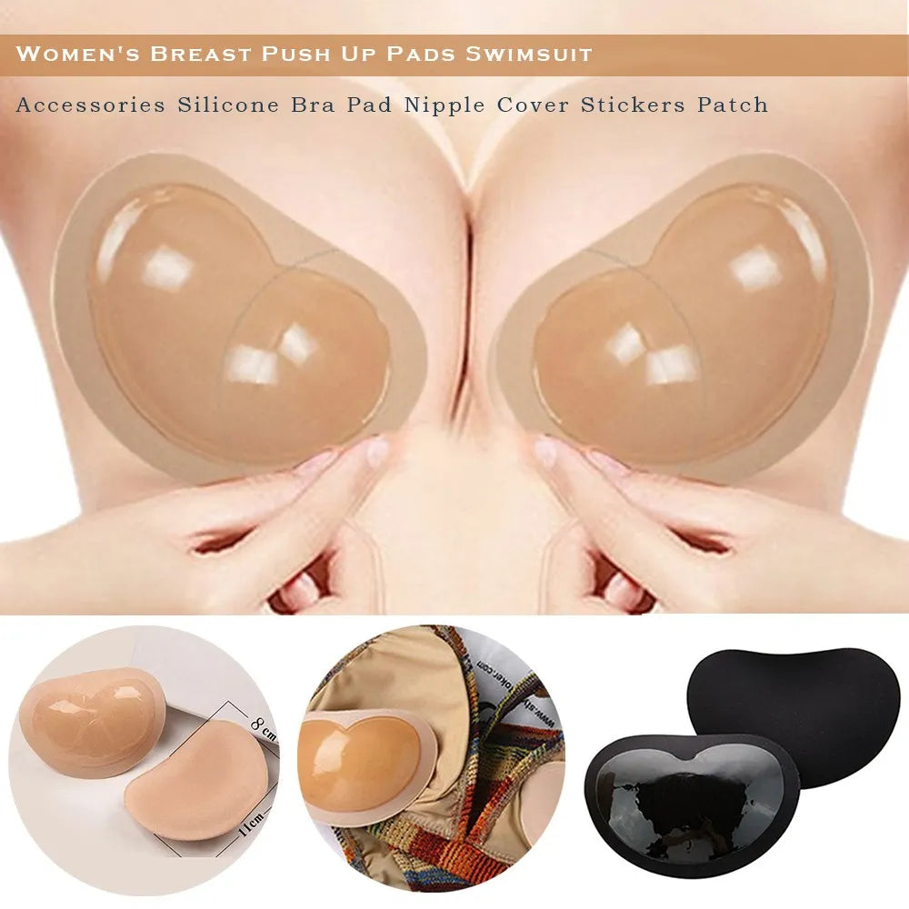 Silicone Bra Invisible Push Up Nipple Cover