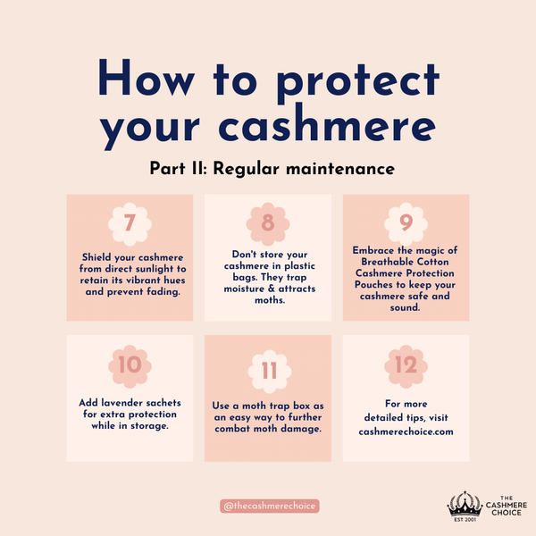 How to take care of your cashmere description 2