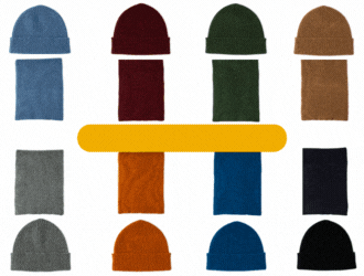 Buy Clyde Ribbed Scarf and Beanie as a Set or Separately