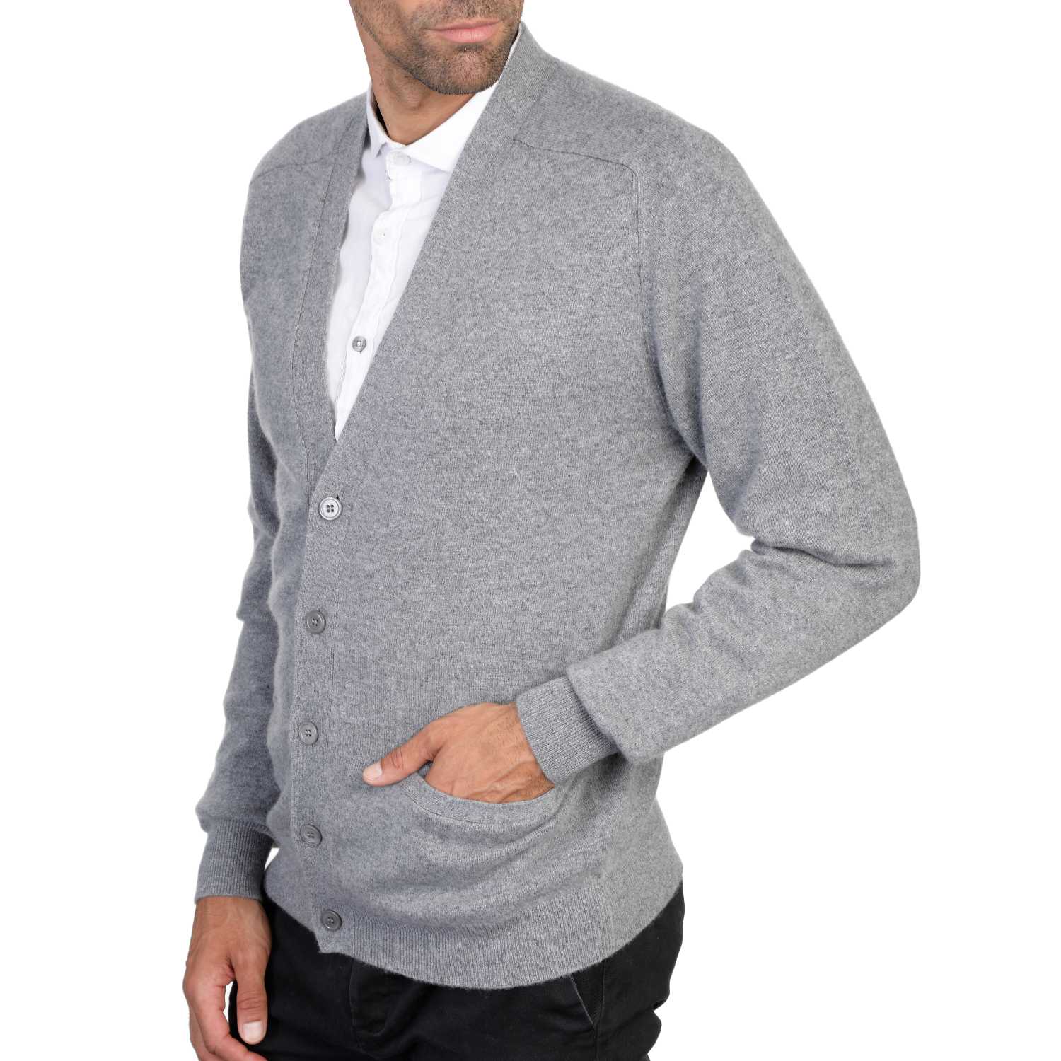Shop for Mens Pure Cashmere Cardigans - The Cashmere Choice