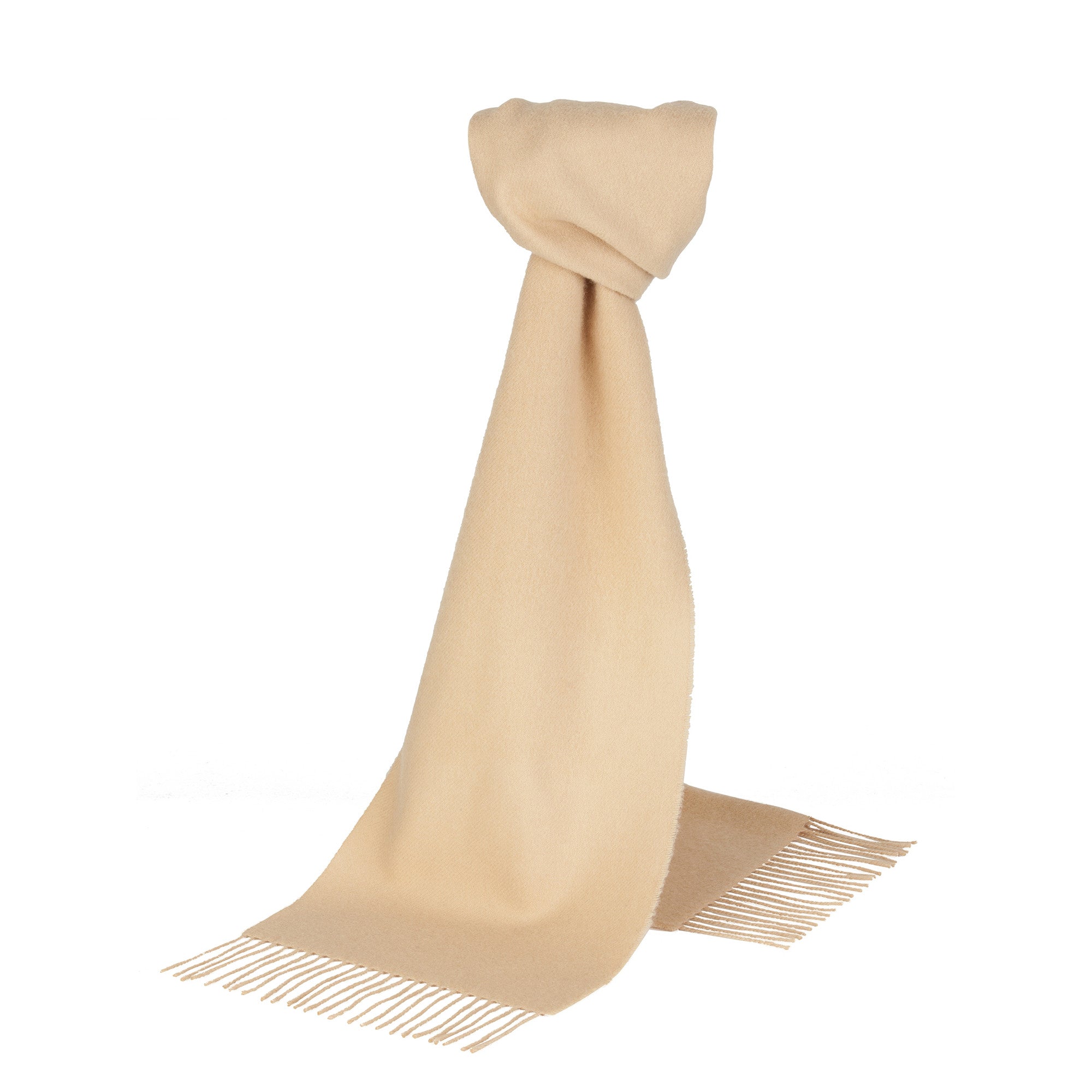 camel coloured scarf