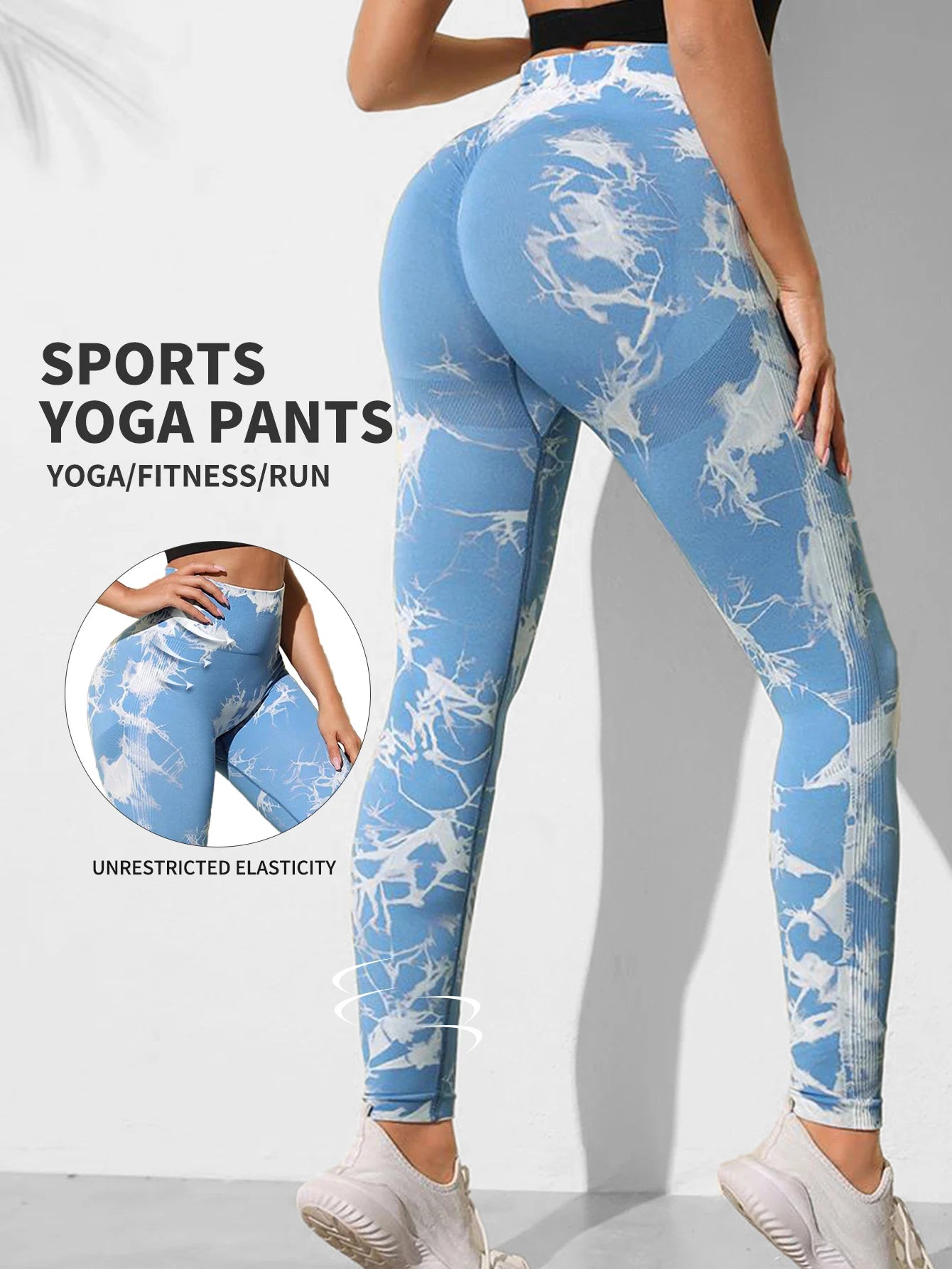 Women Push Up Breathable High Waist Workout Leggings